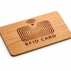RFID CARTES EN BOIS ECOLOGIQUE