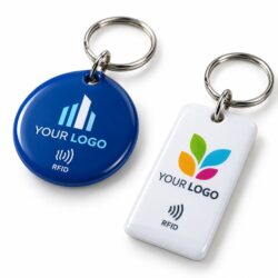 Epoxy RFID key fobs